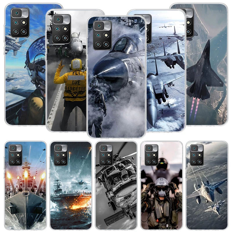 Military Aircraft Warship Fighter Phone Case for Samsung Galaxy A17 A16 A15 A14 A13 A57 A56 A55 A54 A53 A37 A36 A35 A34 A33 A26 