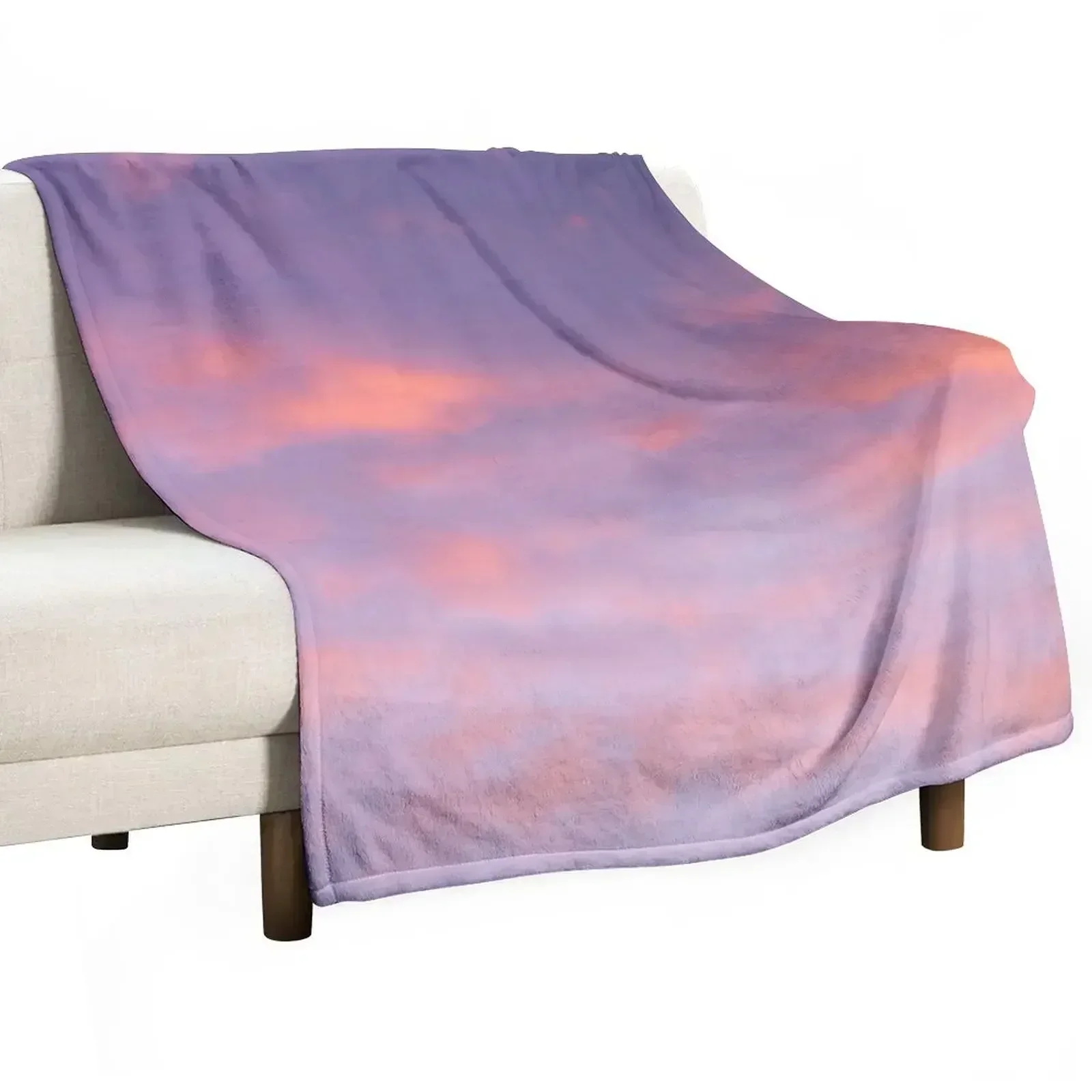 New Sunset clouds 2 Throw Blanket Soft Comfort Blanket for Reading Watching TV