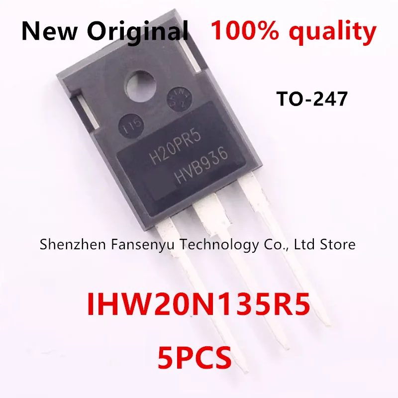 (5 قطعة) 100% جديد H20PR5 IHW20N135R5 40A1350V TO-247