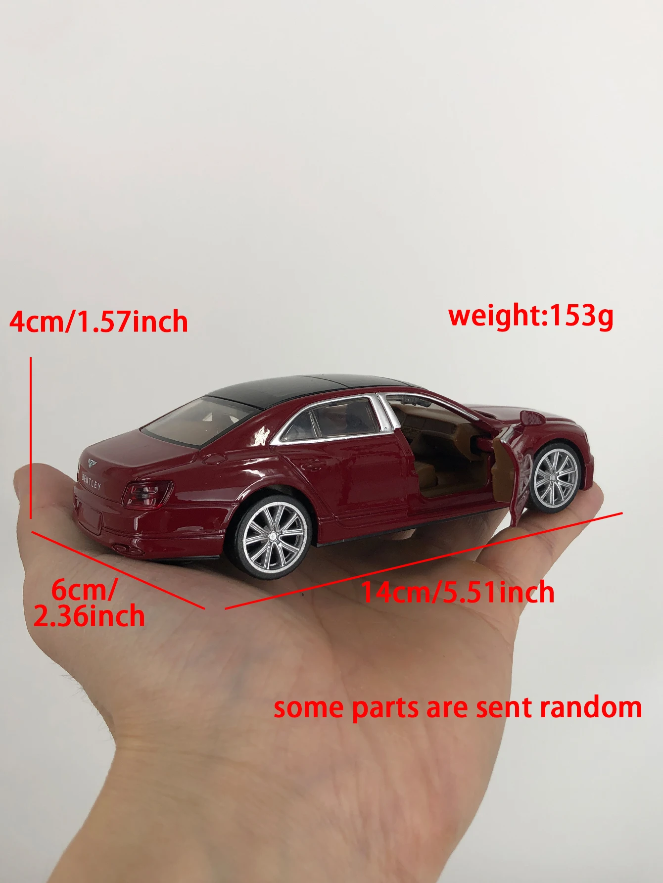 1: 38 محاكاة سبائك الزنك BENTIEY FIYING SPUR HYBRID، نموذج ثابت، مقتنيات معدنية هدية سيارة