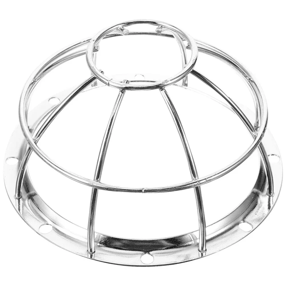 1PC Iron Smoke Detector Protective Cover Sprinkler Cage Bracket Fire Covers 13.2X6.5cm Anti-collision Protective