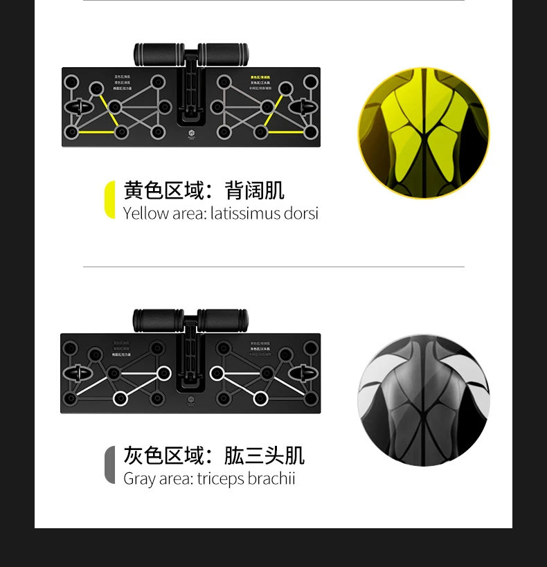 Push-up training board multi-functional bracket chest muscle abdominal muscle auxiliary equipment