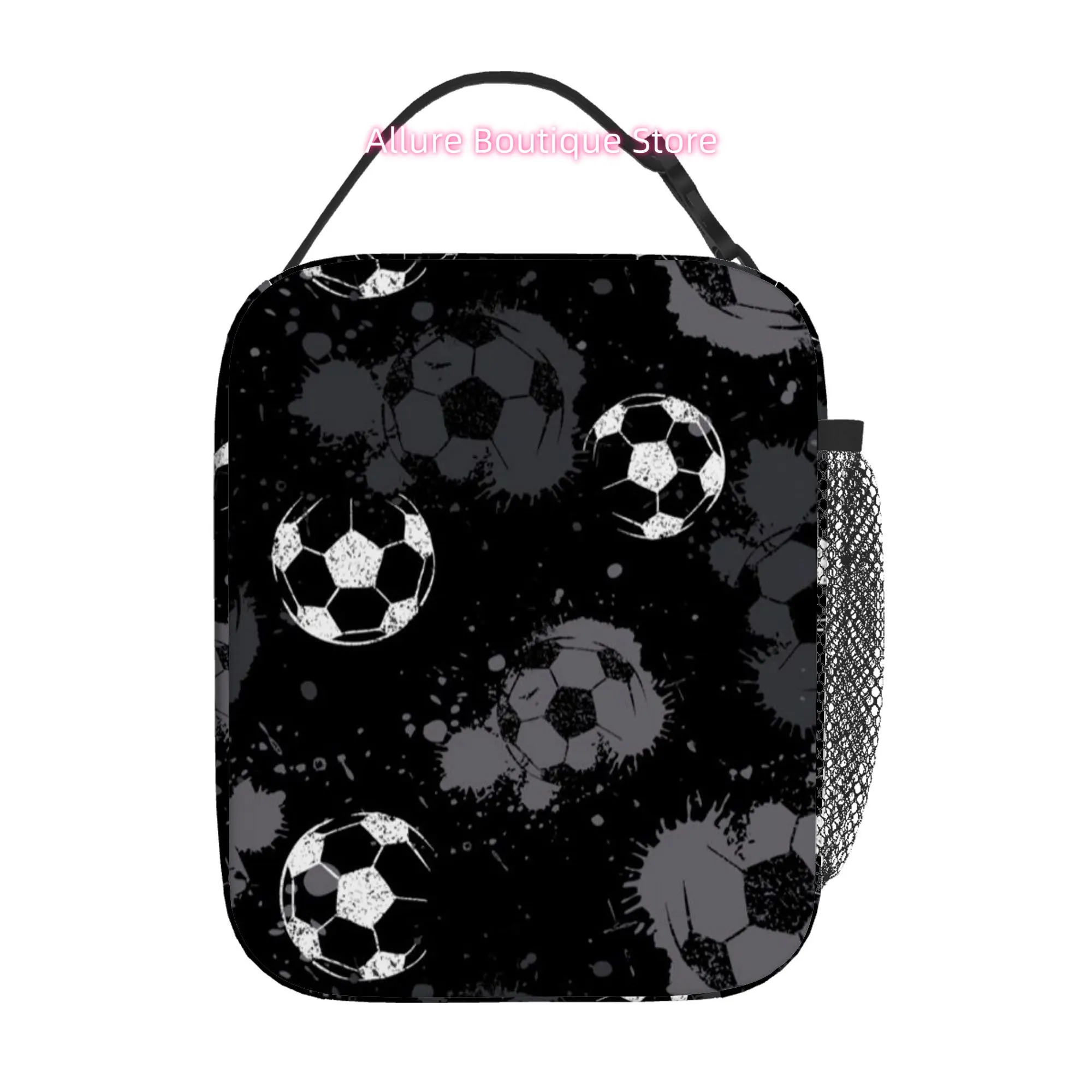 1pc Thermal Insulated Bag with Soccer-Themed Thermal Insulation - Non-Food Contact Thermals Cup Holder, Thermals Leakproof Bag