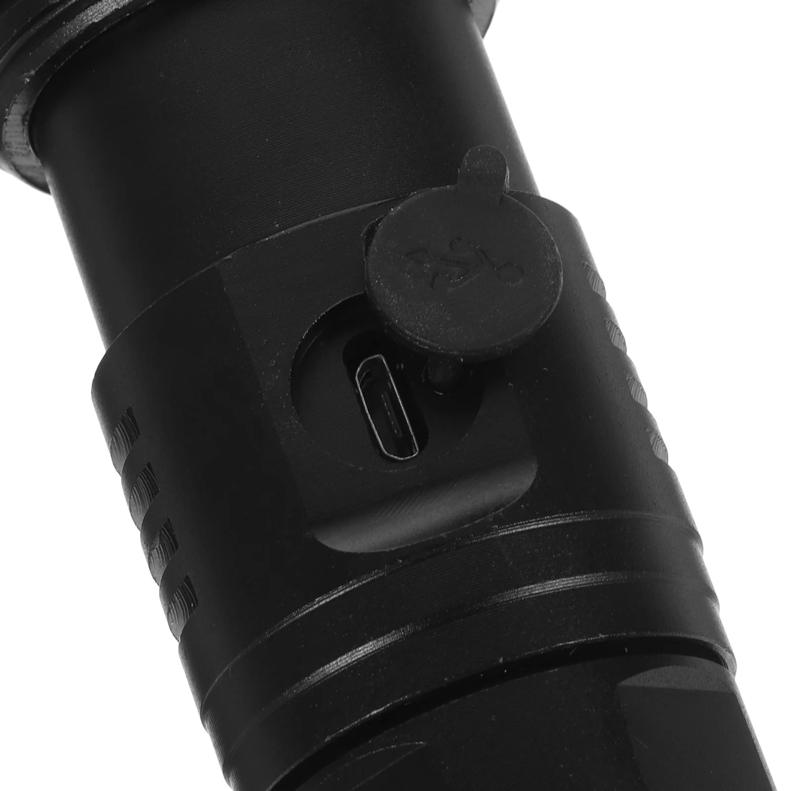 

1Pcs Rechargeable LED Camping Spotlight Portable Zoom Flashlight Outdoor Searchlight Hiking Fishing Emergency Safety Light Black