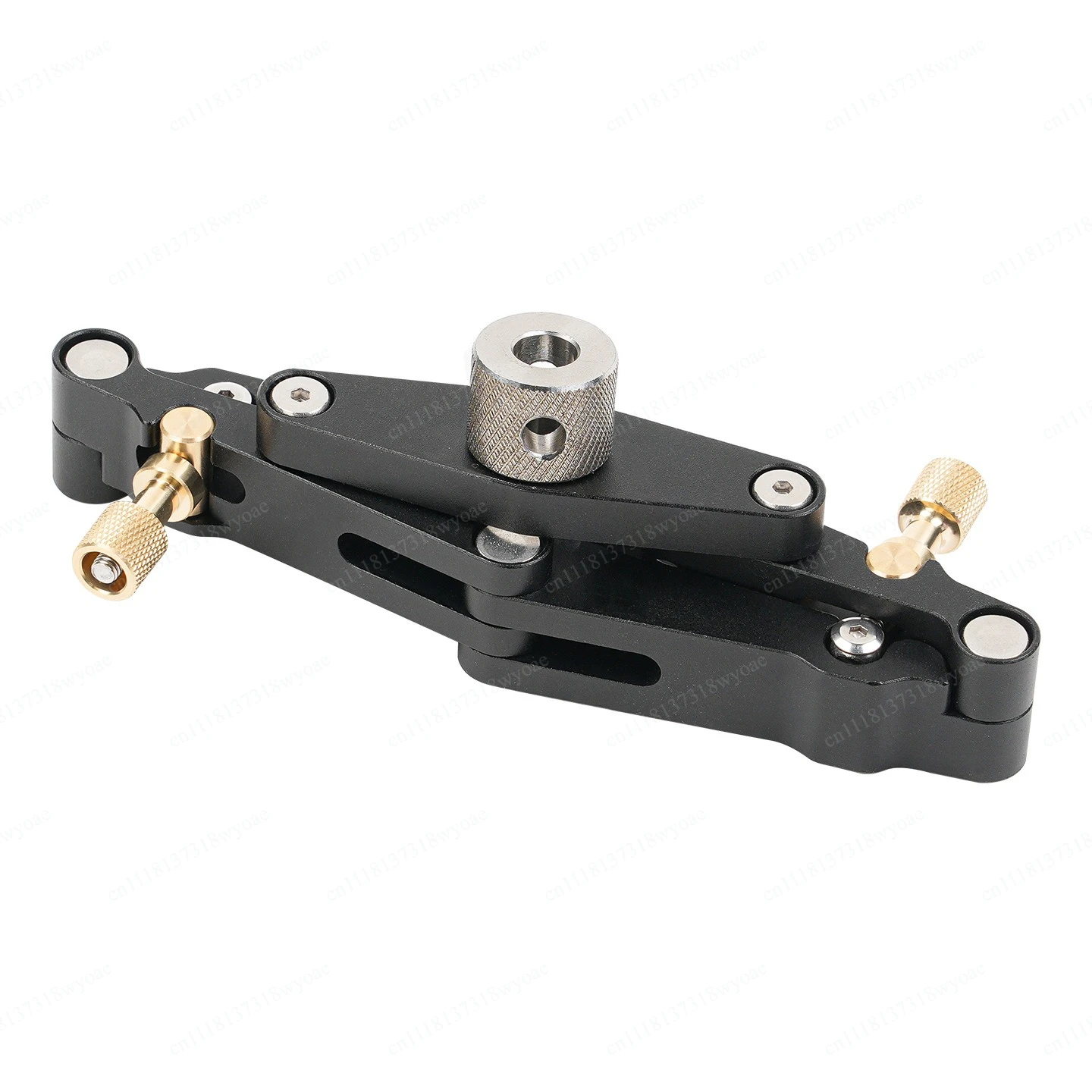 Center punching positioner woodworking solid wood round wood tenon round square wood opening quick positioning center