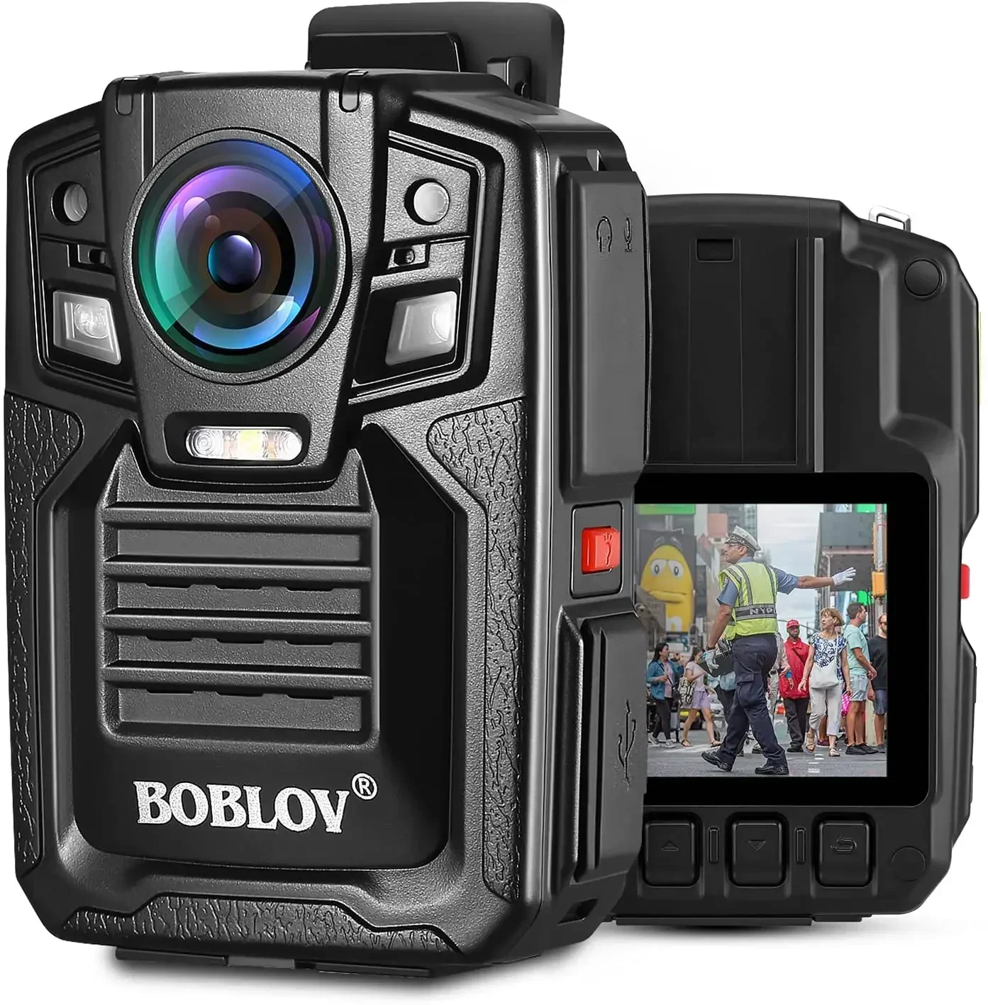 

BOBLOV HD66/D7 2K Police Cam | IP68 Waterproof + 20H Dual Battery
