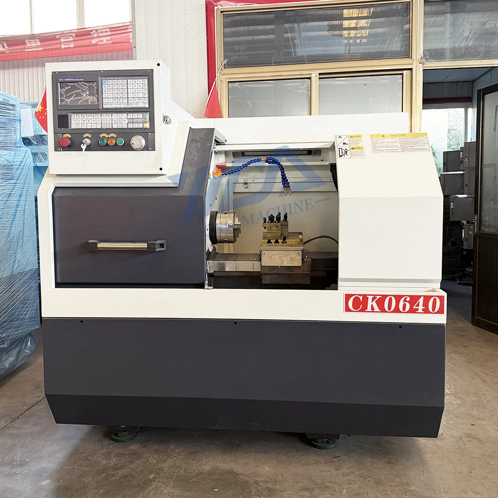 High Efficient Cnc Metal Lathe Machine CK0640  Cnc Turning Lathe Machine Flat Bed Cnc Lathe