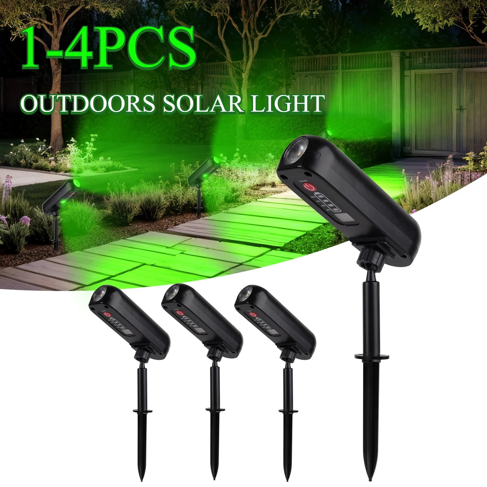 Solar LED Light Outdoor Solar Wall Light IP65 3000K Garden Light Solar Spotlights Solar Uplights for Trees Pathway Yard