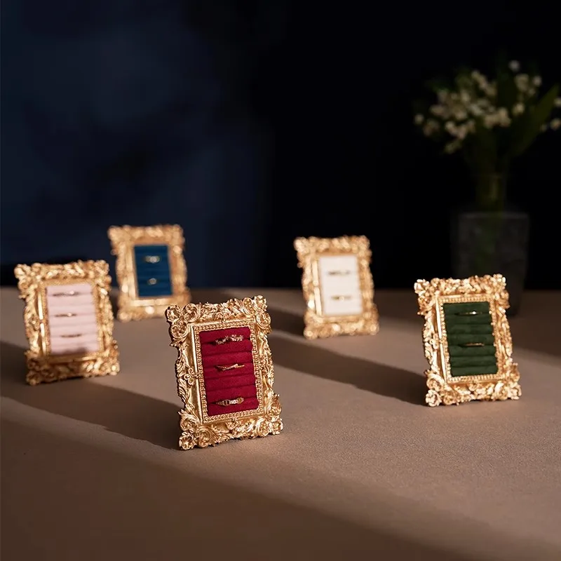 

Vintage Photo Frame Jewelry Display, ring organizer tray, decorative storage for accessories