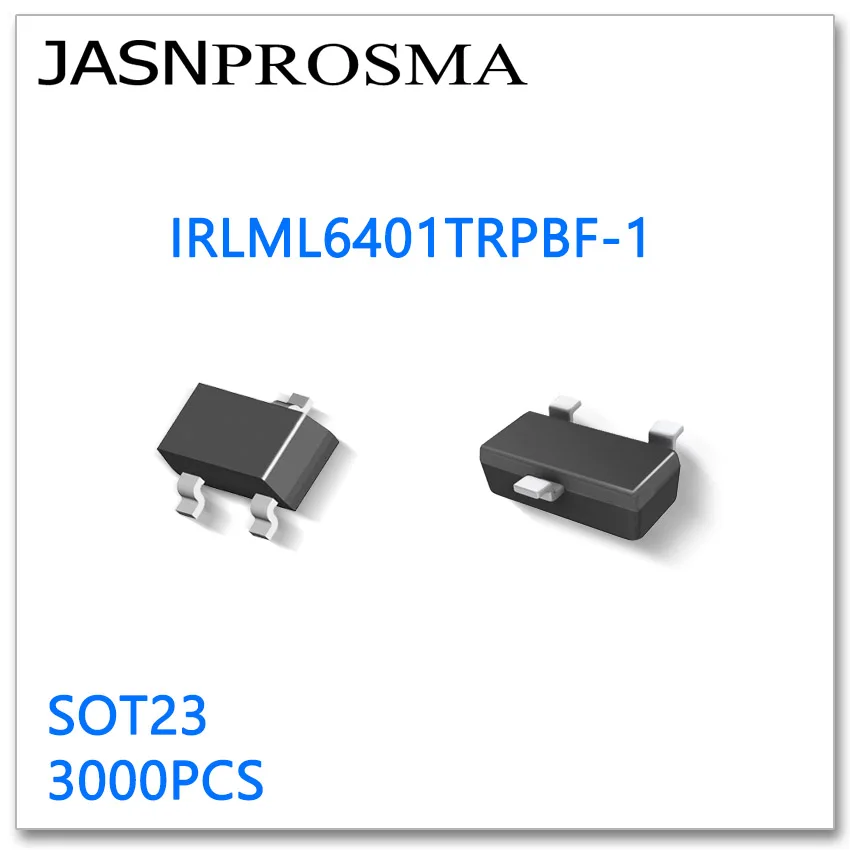 

JASNPROSMA IRLML6401TRPBF-1 SOT23 3000PCS P-Channel 12V Rds 65mR 90mR New Chinese goods IRLML IRLML6401 TRPBF