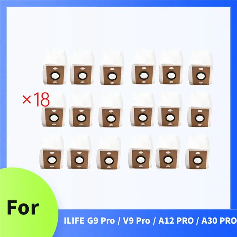A84G 18 Piece Dust Bag Replacement for Eureka J15 Pro Ultra, J15 Pro, Vacuum Cleaner Accessories, Multi-Layer Filtering Cloth