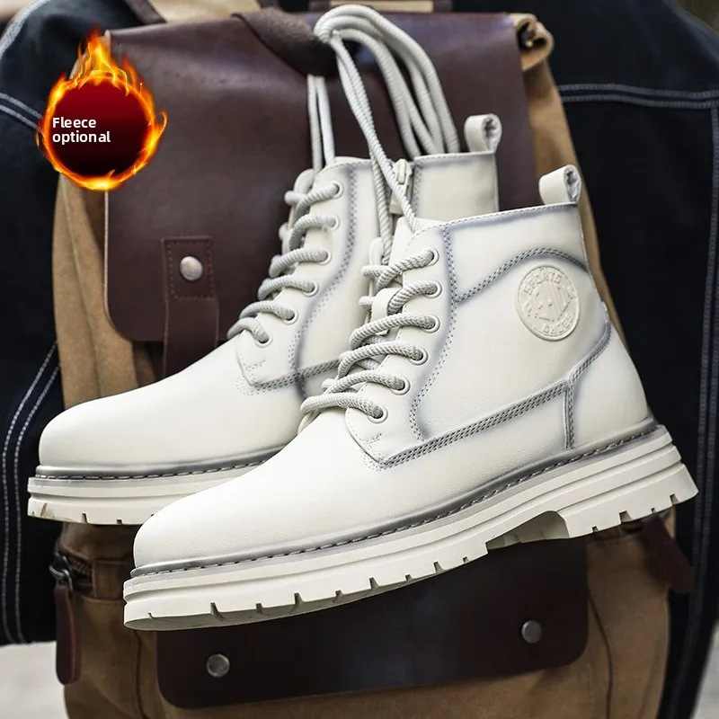 

The New Winter British-style Riding Boots and Warm Ankle Boots Are Available in Both Fleece and Fleece Thick-soled Options38-45