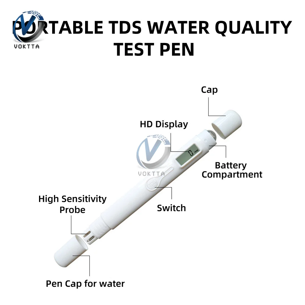 TDS-M6 woda z kranu TDS jakości wody długopis testowy gospodarstwa domowego bezpośredni oczyszczacz wody pitnej mineralny TDS długopis TDS jakości