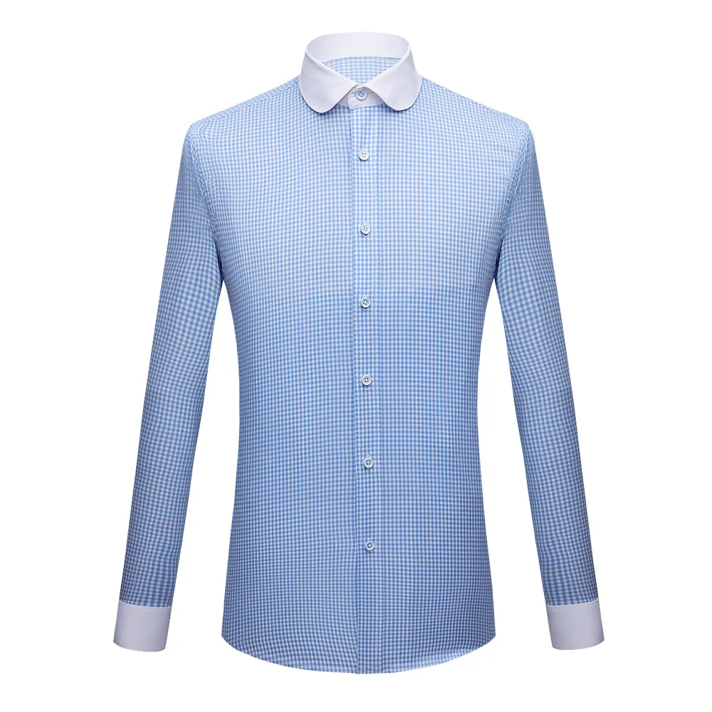 

S071917 Men's long sleeve Korean style non-iron shirt