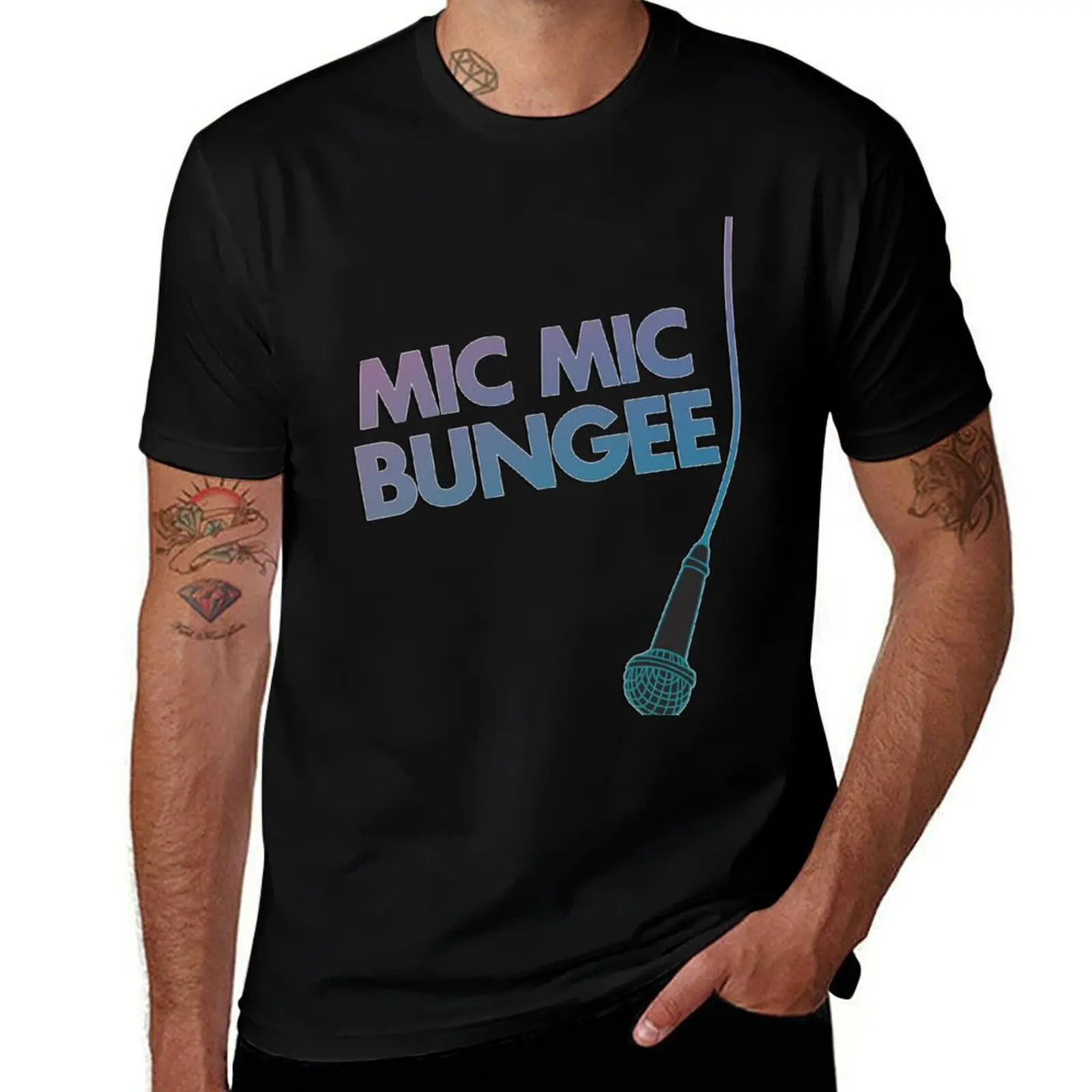 

anime BUNGEE MIC t designer shirts tshirt MIC T-Shirt