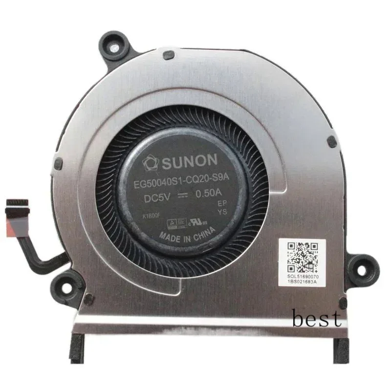 Imagem -03 - Ventilador de Refrigeração do Processador Portátil Original Huawei Matebook x Pro Nootebook Mrgf-x W7651t Eg50040s1-cq10 Cq20-s9a 14.2 Novo 2023