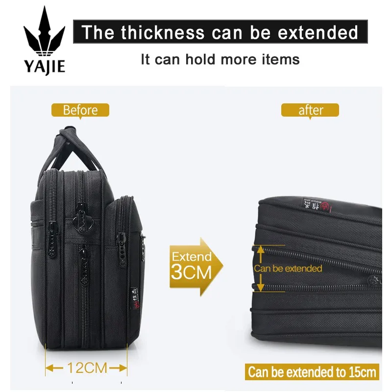 Large Capacity Briefcase Bag Men Business Bag 15.6 inch Laptop Bag Shoulder Bags Canvas Handbags Notebook Bag Messenger Bags