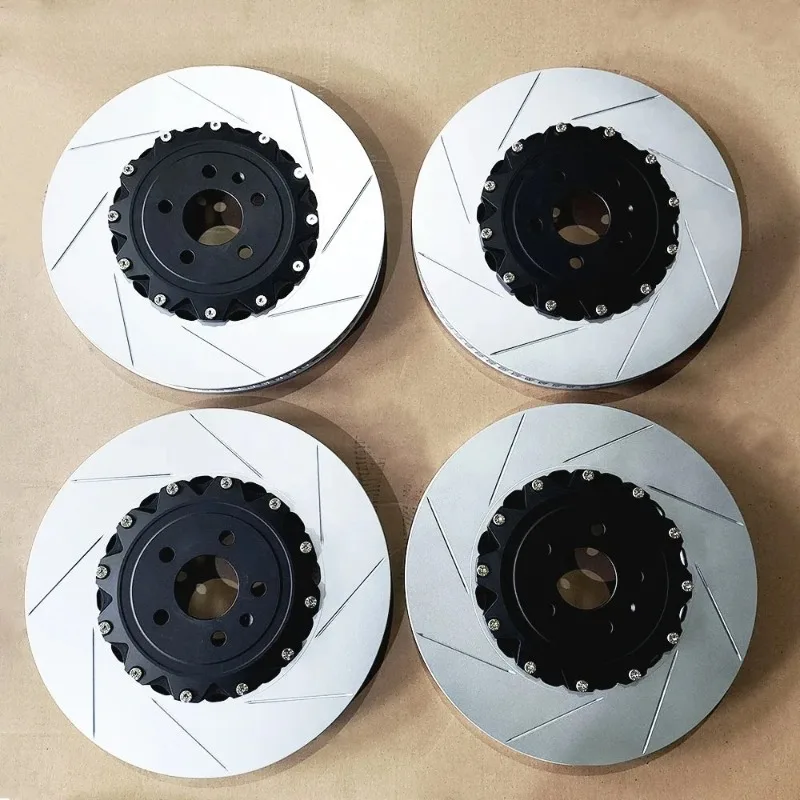 For Audi S6 S7 S8 RS6 RS7 400 MM 356 MM 390 MM Custo Design 2 Piece Wave Design Rotor Brake Disc