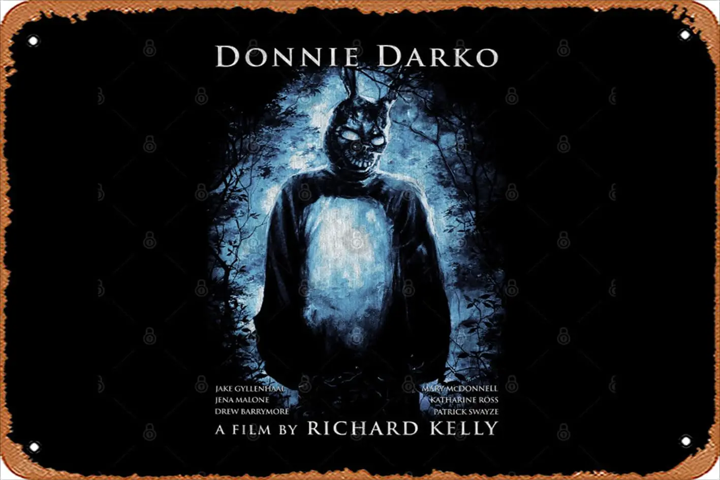 Retro Tin Sign Donnie Darko, Sci Fi, Cult Classic Vintage Funny Novelty Metal Signs Man Cave Humorous Signs Movies Music Bar Art