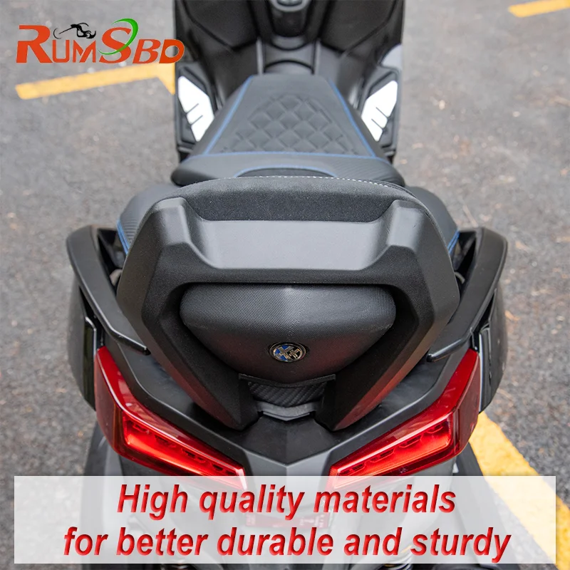 لياماها X-MAX 125 300 مقعد الركاب الخلفي مسند الظهر بار 2023-2025 دراجة نارية Tailstock عودة الراحة حشوة وسادة #5