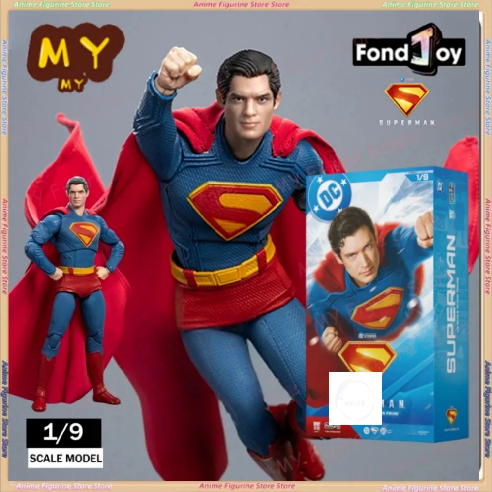 2025 Originale Fondjoy David Corenswet Superman Action Figure 1/9 Nuovo Superman Figura PVC Comune Mobile Giocattolo Del Capretto Del Ragazzo Regalo