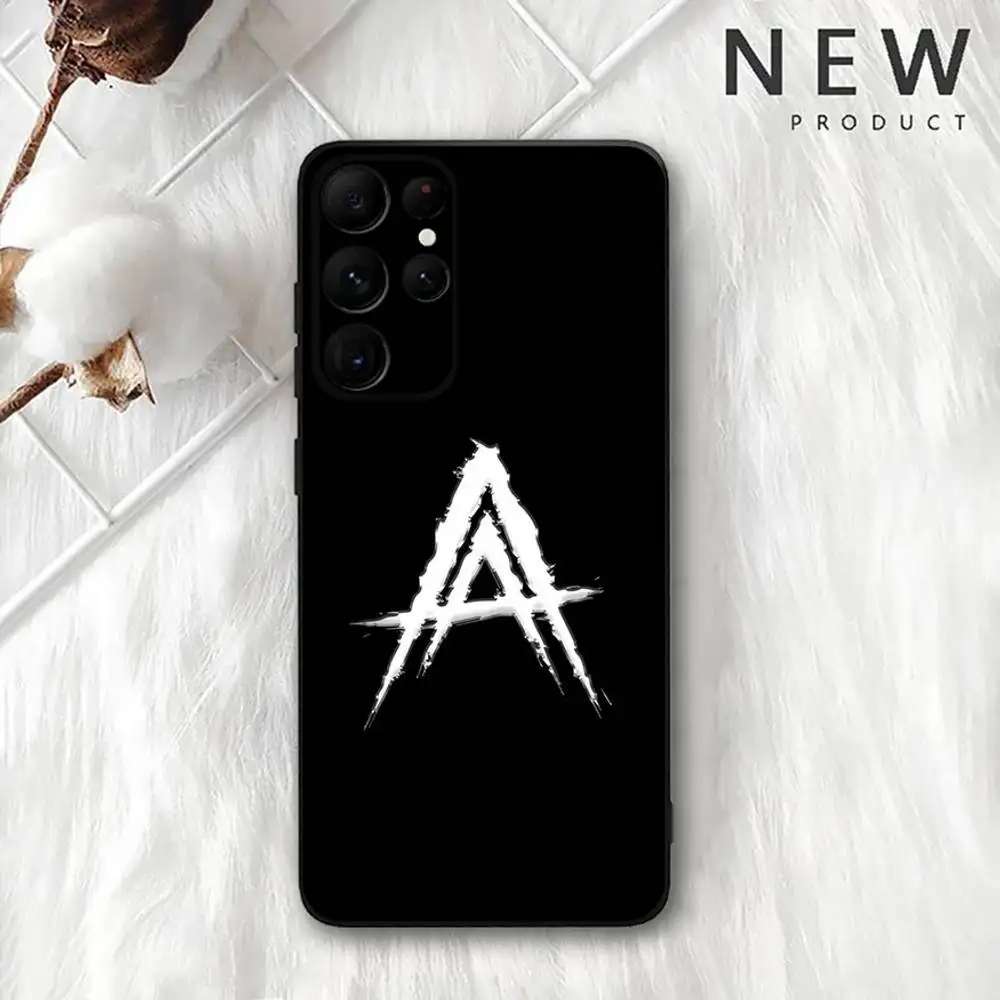 حافظة هاتف A-Annuel AA Rapper لهاتف سامسونج S 25,24,23,22,30,21,10,9,Ultra,Plus,Lite,FE,4,5G حافظة ناعمة سوداء