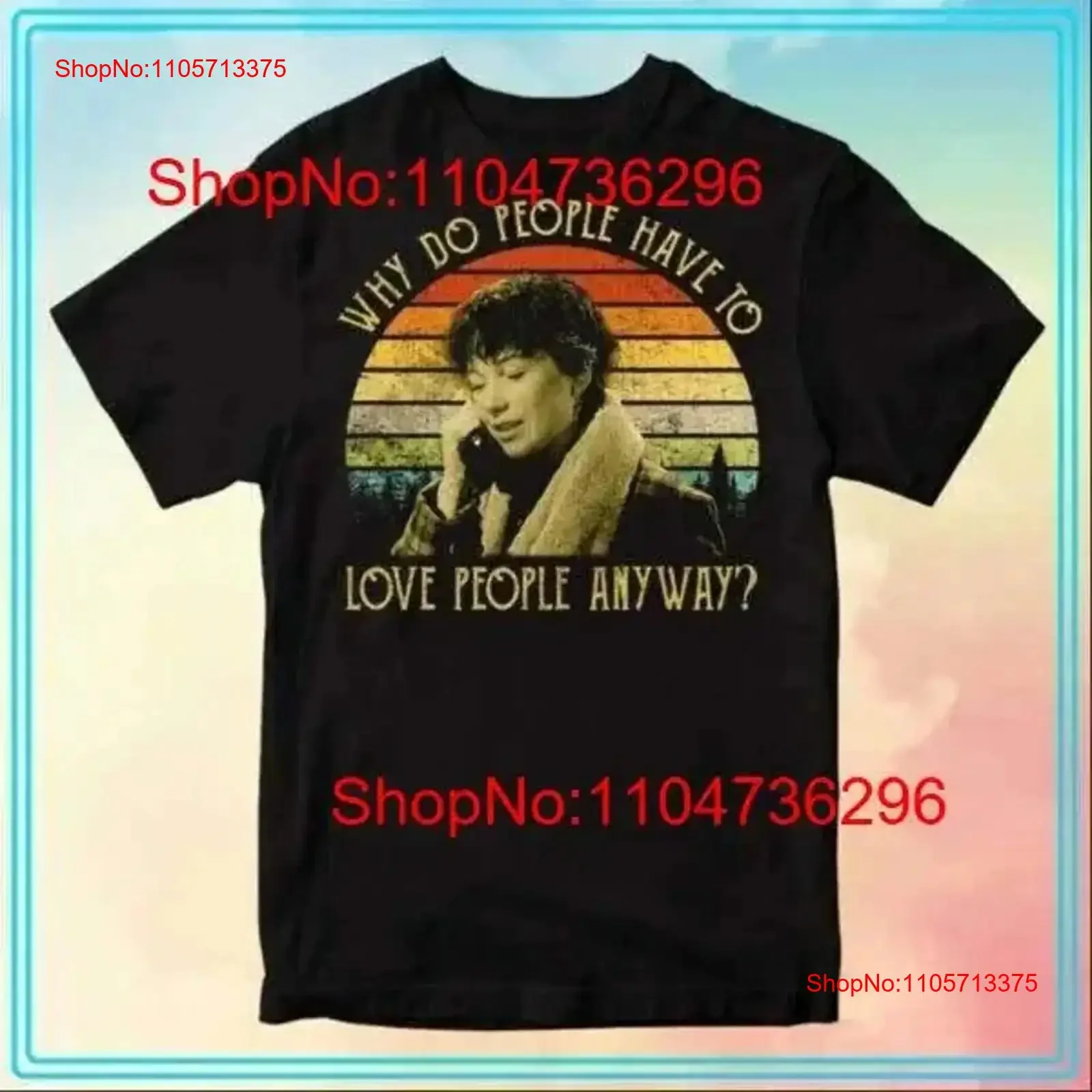 Fran Kubelik Why Do People Have To Love Anyway The Apartment T Shirt vintage Washed fashion homme streetwear Stylish Slightly