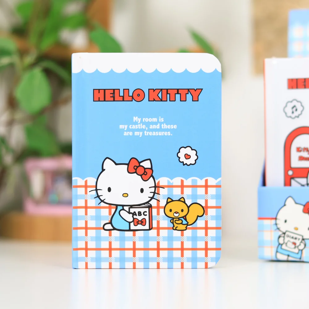 Neue Echte Hallo Kitty A7 Notebook Mini Studenten Tagebuch Kawaii Cartoon Sanrio Kt Katze Tragbare Tasche Notizblock Schreibwaren Geschenke