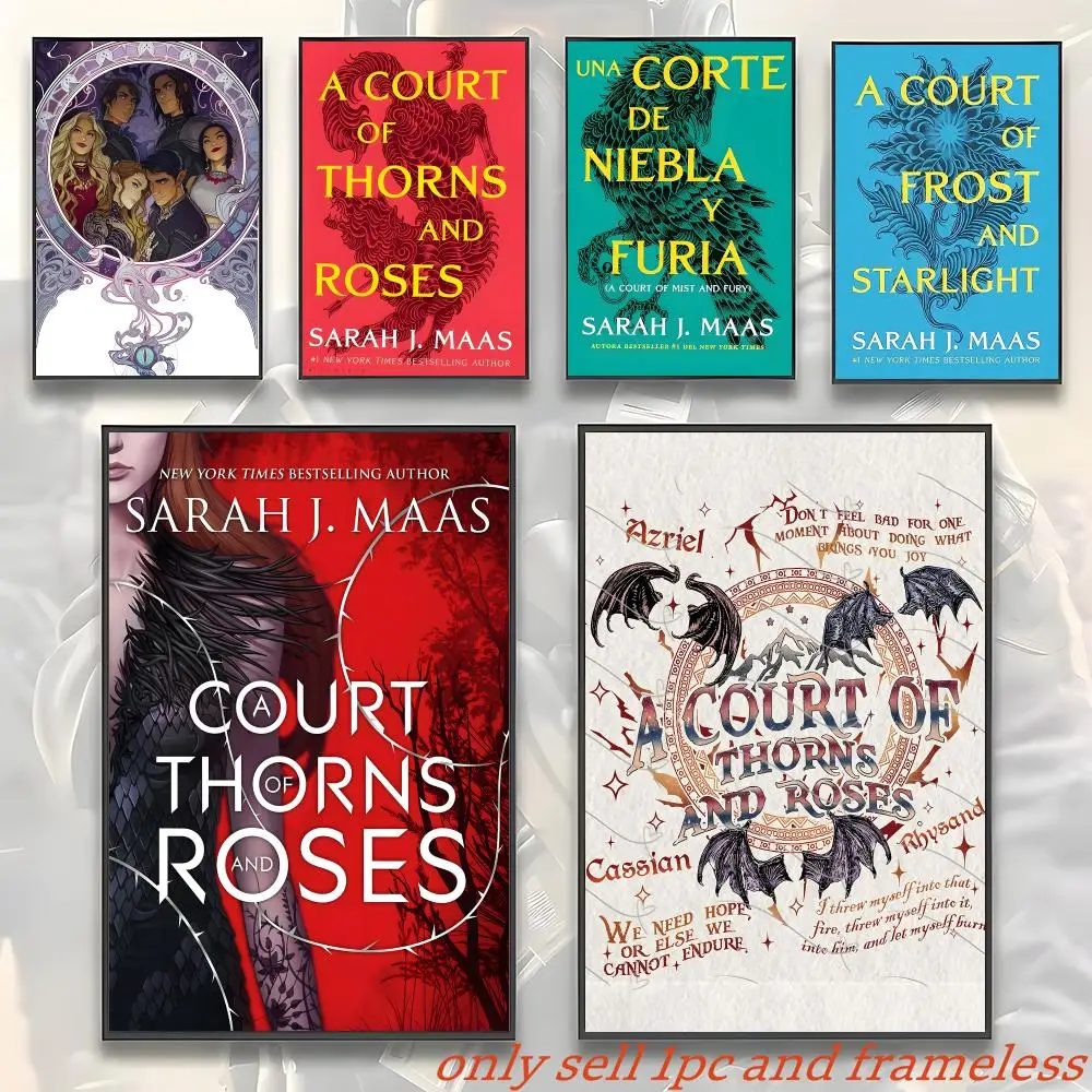 Fantasy Novel A-A Court of Thorns and Roses 1 Poster HD Poster Wall Art interior Hallway Home Decoration Holiday Gifts