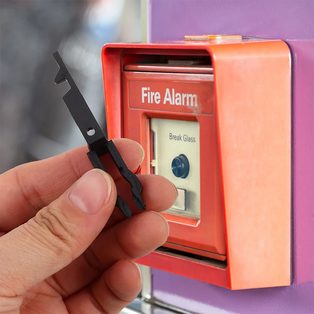 8 stücke Brechen Glas Ruf Punkt Notfall Für Innen Tür Feuer Sicherheit Reset Notfall Ausgang Release Ruf Punkt Test