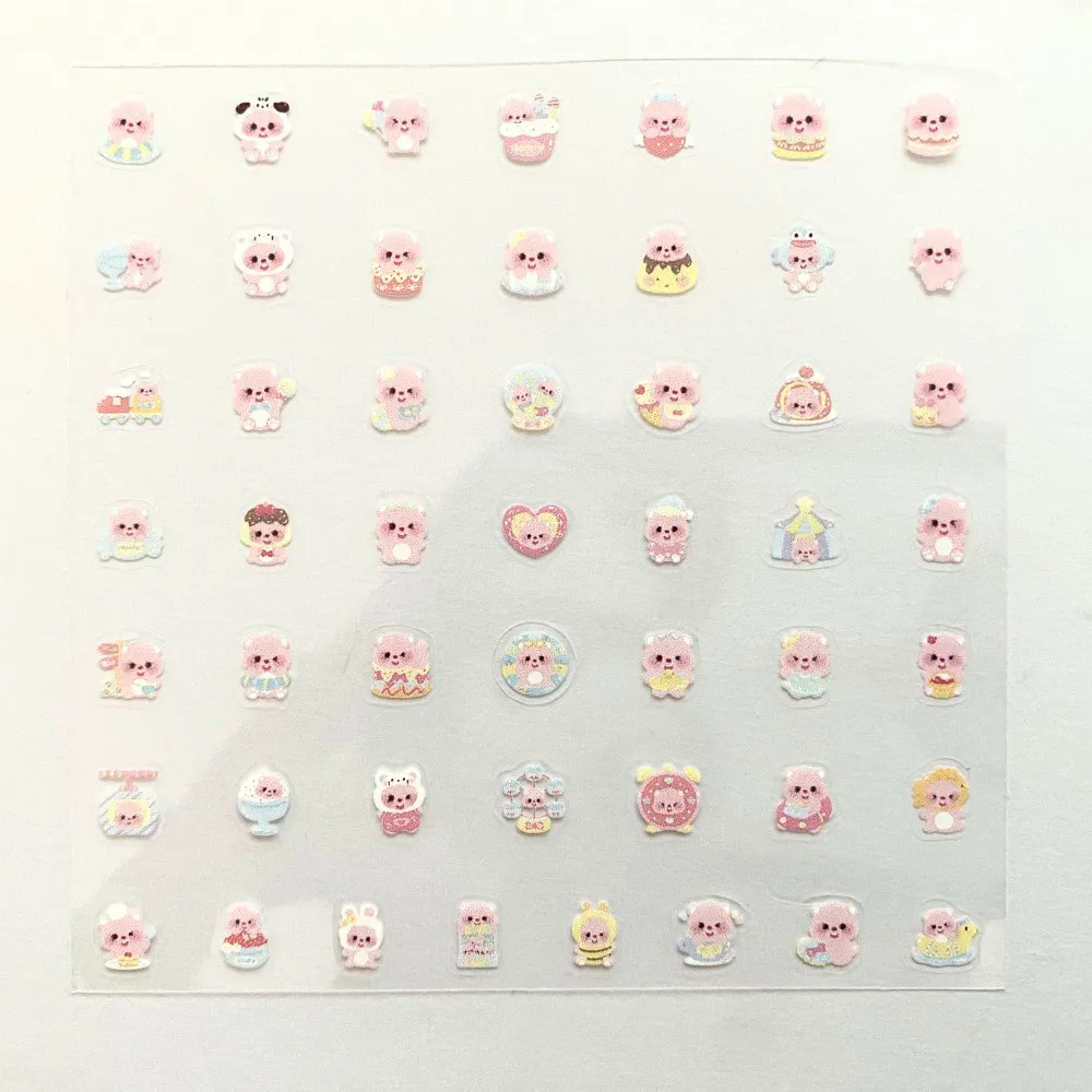 10 قطع من ملصقات الخنزير الوردية اللطيفة - ديكور Kawaii للمجلات وتسجيل متجر YourLife #5