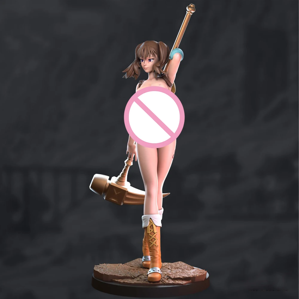 

1/24 NSFW Sickle Diane Grey Resin Figurine Toy Unpainted GK Doll Unassembled 3D Print Assembly Miniature Reduction Statue Toy