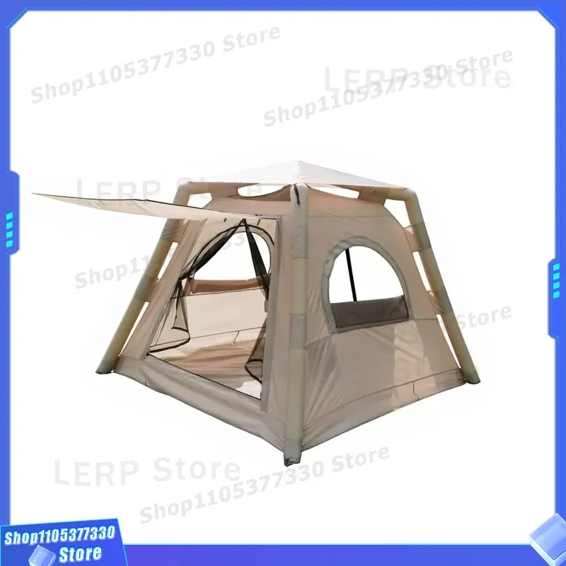 Square Inflatable Tent Canopy 2 in 1 Outdoor Camping Equipment Parent Child Supplies Wholesale Spot Gear for Family Trip