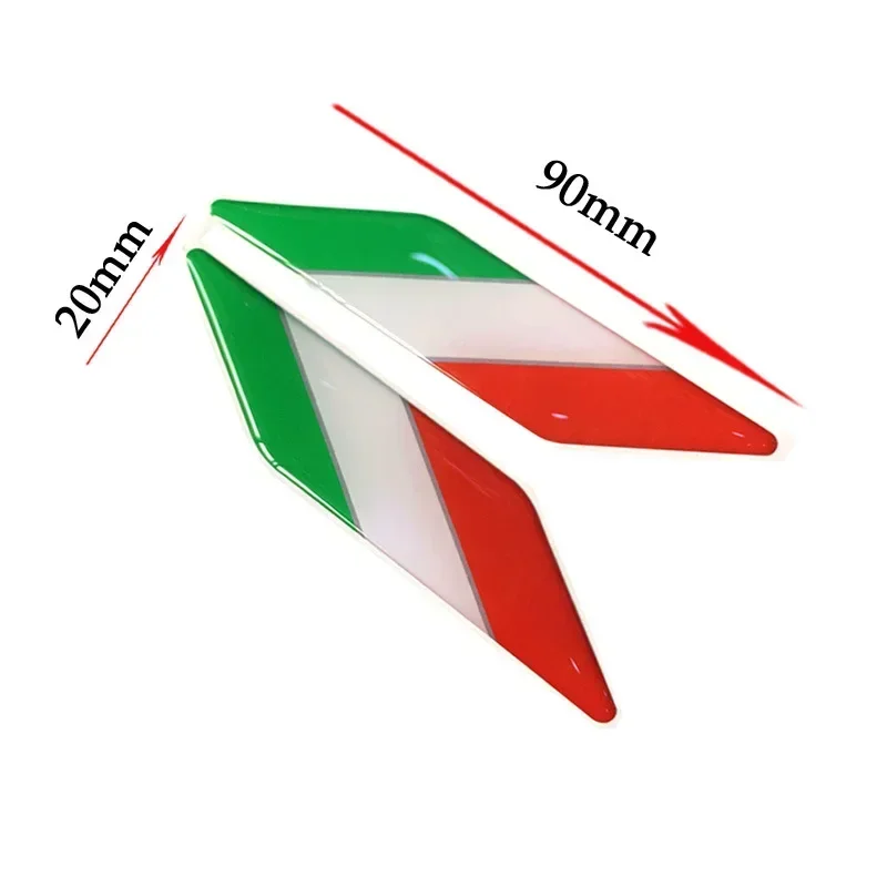 Universal 3D Auto Sticker Italy Flag Emblem Badge Car Styling Sticker Decal For Honda VW Audi Benz Ferrari Maserati Lamborghini