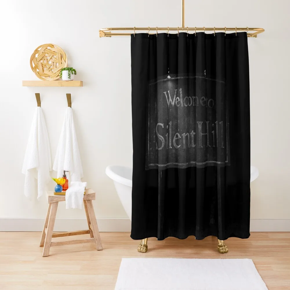 Welcome to Silent Hill Shower Curtain Bathroom Showers Shower Sets For Bathroom Funny Shower Set Curtain