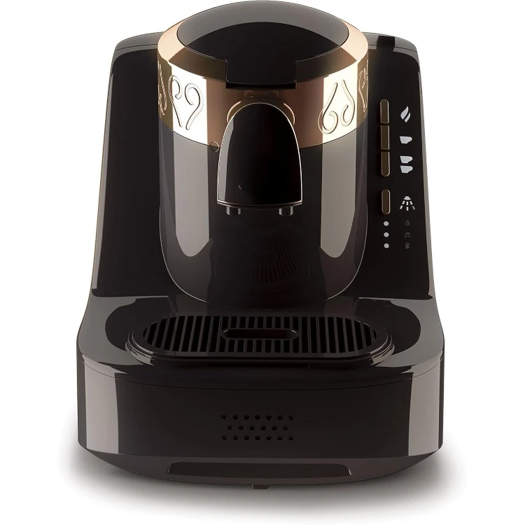 Automatic Turkish/Greek Coffee Machine, USA 120V UL, Black/Copper (Gold)