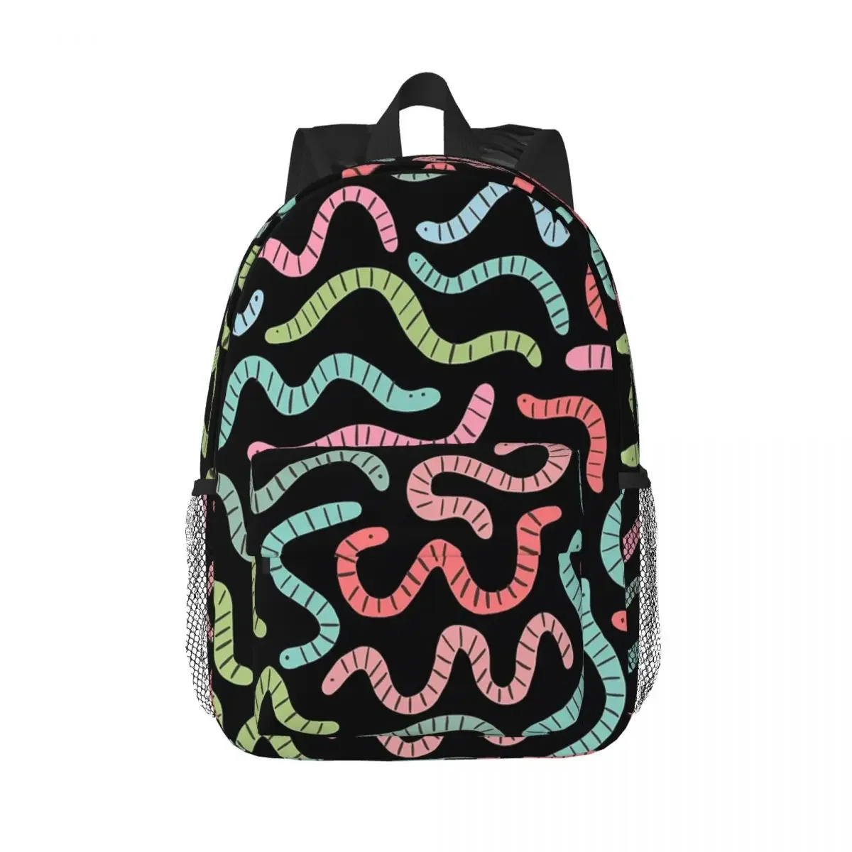 

Cute Compost Earthworms. Funny Worms Backpacks Teenager Bookbag Children School Bags Laptop Rucksack Shoulder Bag Large Capacity