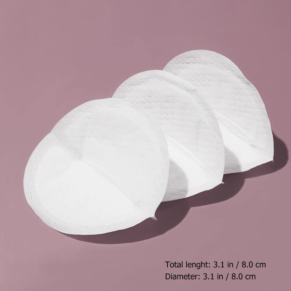 100 Pcs Breast Pads Waterproof Thin Mat Gift Breastfeeding Cushion White Anti-leakage Anti-overflow