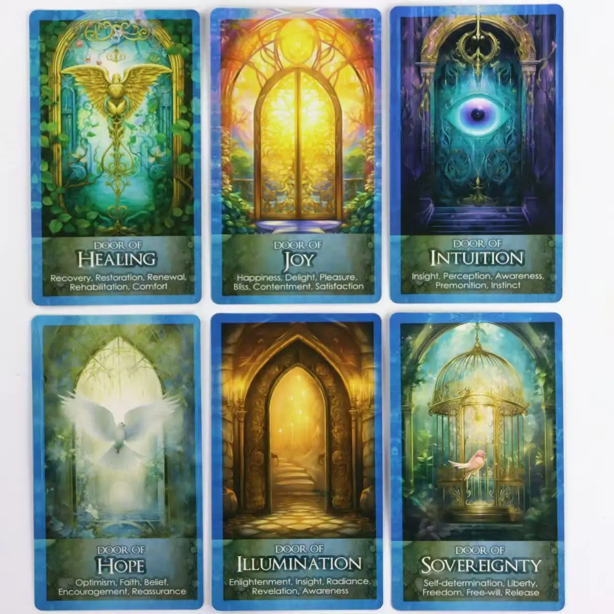 10.3*6cm Doors of Destiny Oracle Deck 32-Card Tarot-Inspired Oracle Set