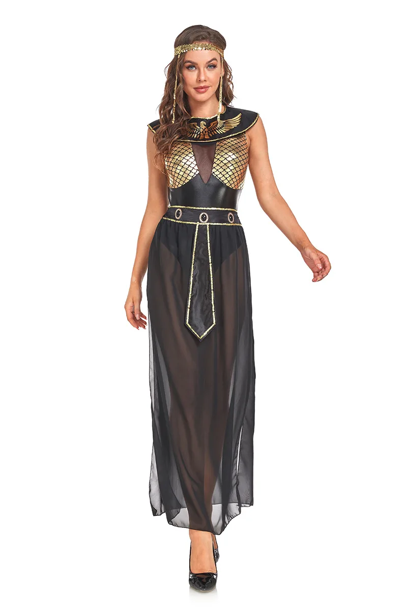 أزياء الهالوين اليونانية موسى التأثيرية زي كليوباترا الملكة المصرية فرعون