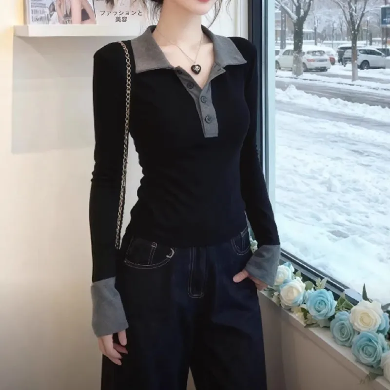 High-End Women's Knitted Sweater Base Layer Shirt Autumn Winter No Pilling Guangzhou Thirteenth Factory European Style