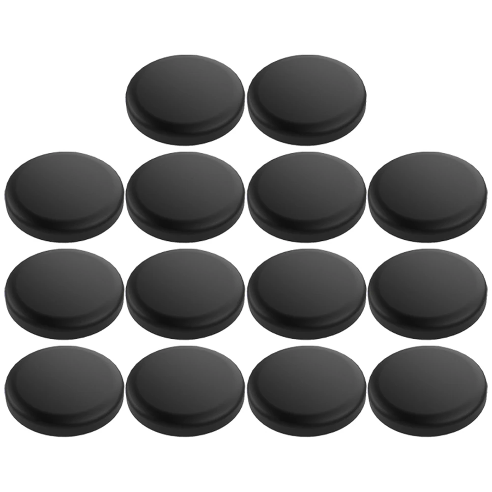 14Pcs Arcade Fighting Joystick Button Cap Mechanical Keycap for Hitbox Keycap for Kailh Choc Low-Profile Switch V1 Black -T44C