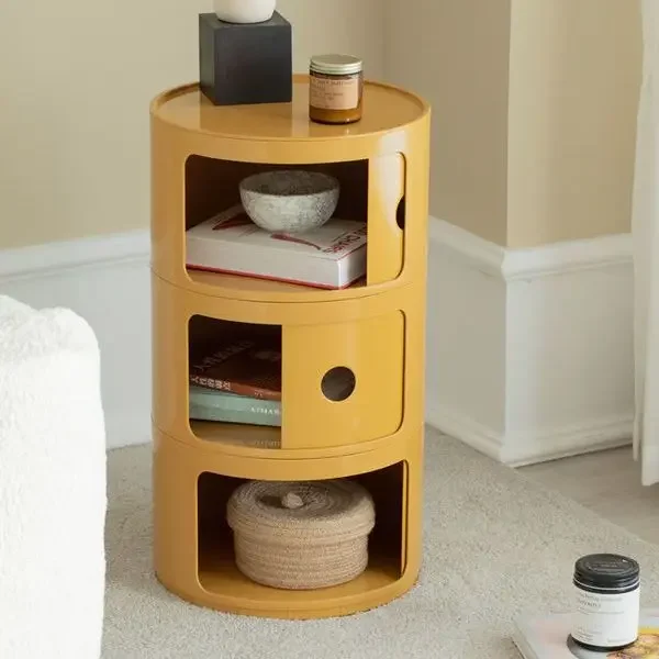 

High Quality Cabinet multi-layer Bedside Table Creative Cabinet with Large Capacity Side Table for Living Room Bedroom