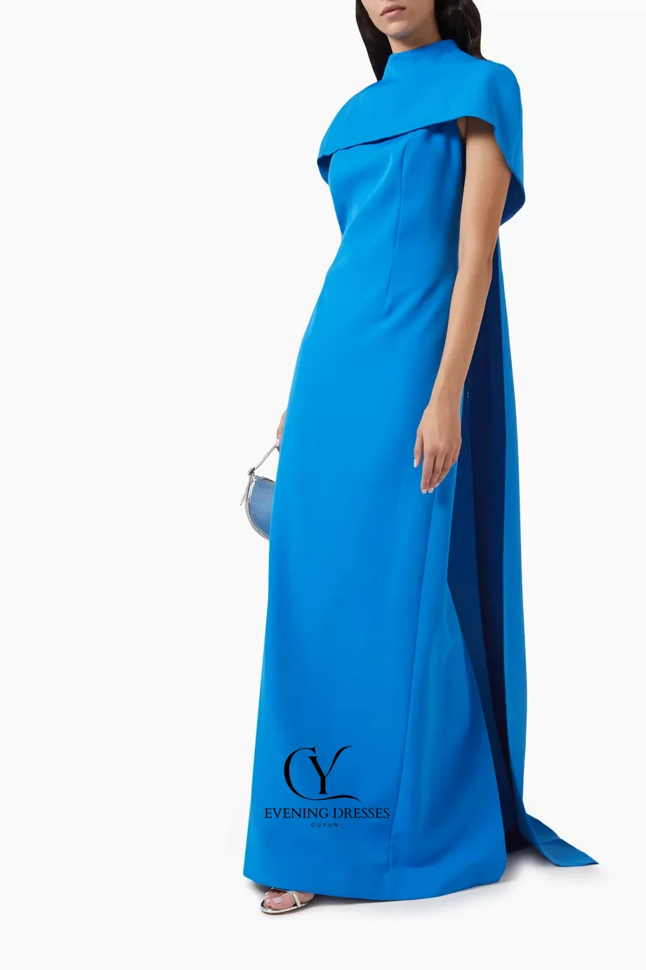 CUYUN Angepasst Frauen Prom Kleid Angepasst Kurzarm Party Kleid Charming Meerjungfrau Taste Party Kleid Frauen Abendkleid