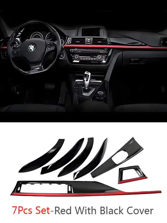 

3 4 series 3GT F30 F31 F32 F34 F36 F80 F82 F83 F84 Car Interior Trims Dashboard Door Cover for BMW Replacement 1 pcs 2 pcs 3pcs