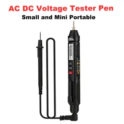 ET118 Voltage Detector AC DC Voltage Tester Pen LCD Display Non-Contact Electricity Voltage Sensor Live Neutral Wire Checker