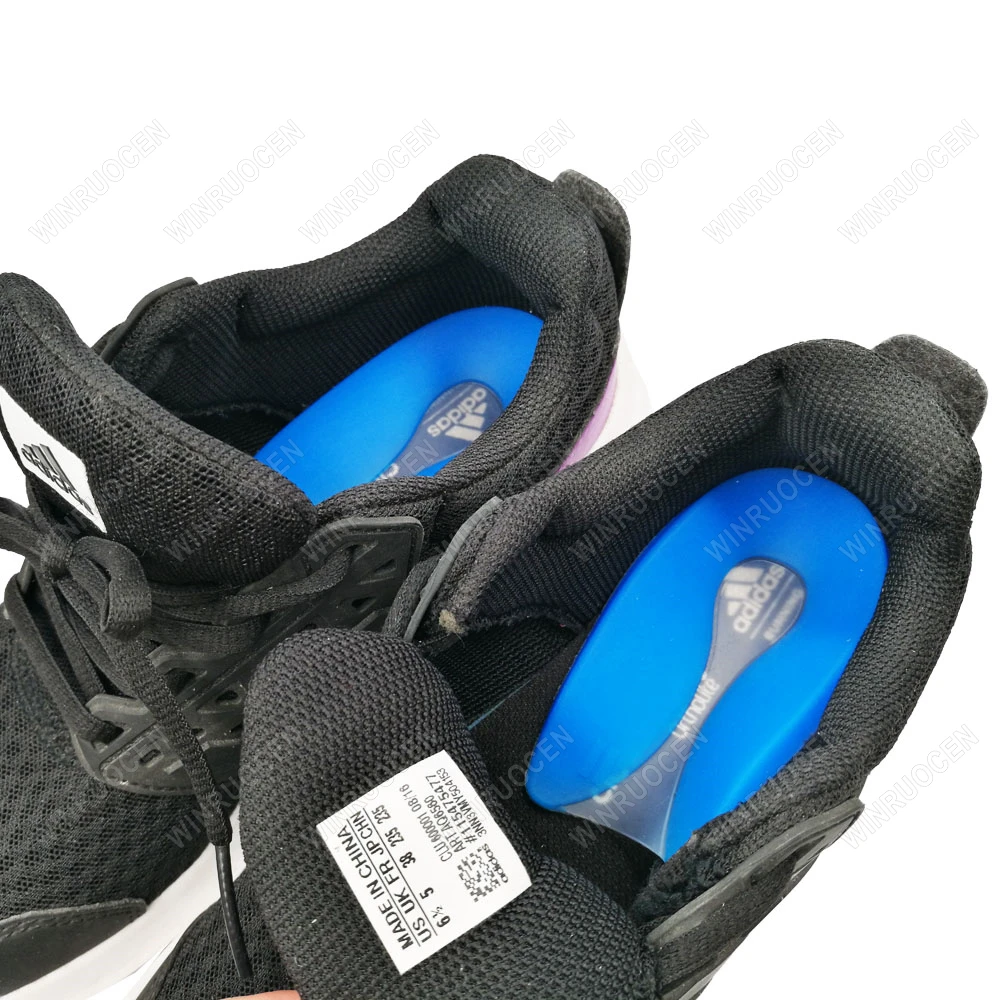 1/2 Pairs للجنسين هلام السيليكون كعب حماة U-شكل التهاب اللفافة الأخمصية كعب حفز الإغاثة امتصاص الصدمات ذاتية اللصق WINRUOCEN