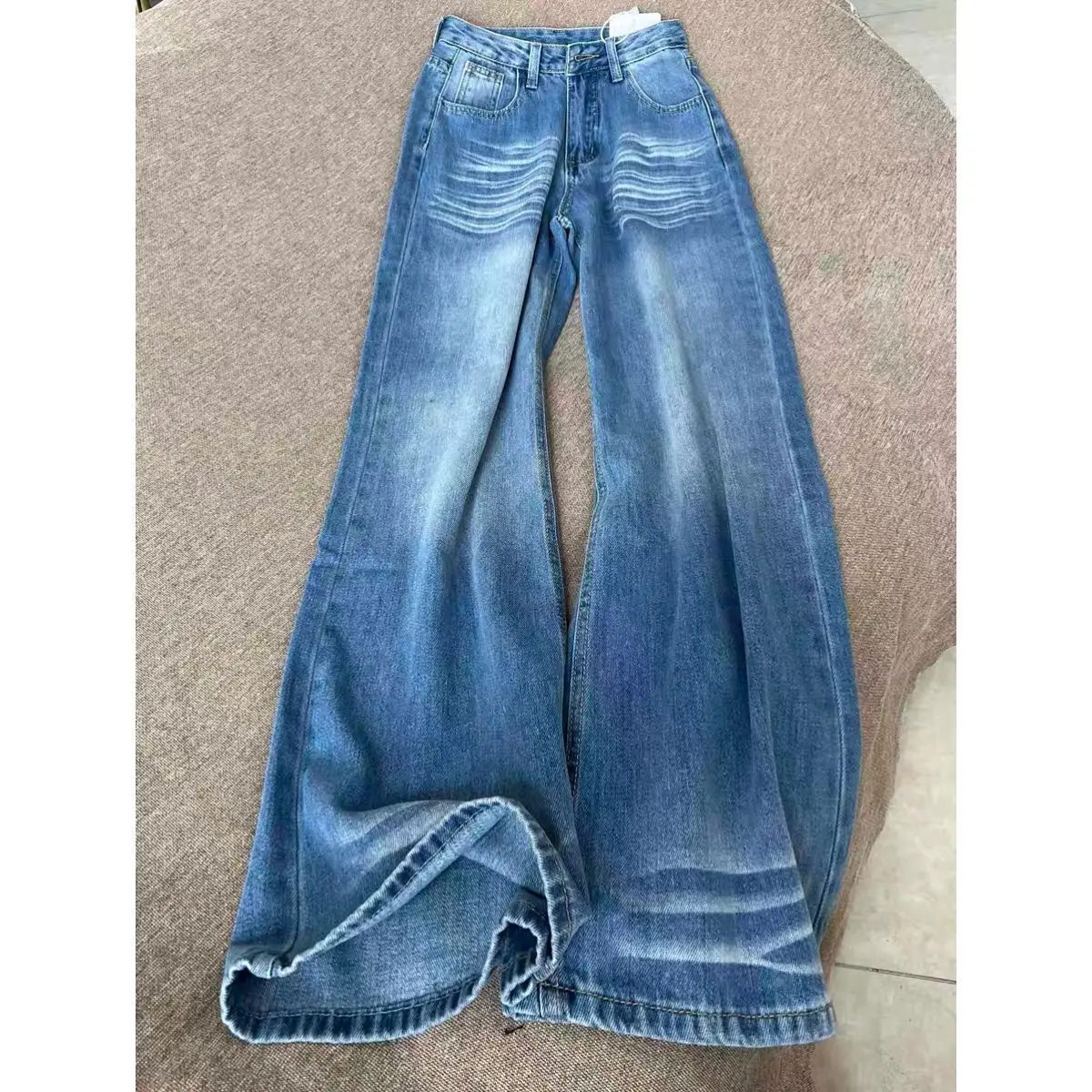 

Винтажные мешковатые джинсы, женская одежда, уличная мода, хип-хоп, потертые джинсы с высокой талией, женские повседневные широкие брюки Y2k, женские брюки