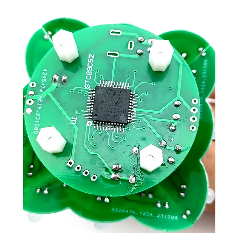 3D DIY Christmas Tree Kit with LED Flashing Lights Electronics Soldering Circuit Training Parts