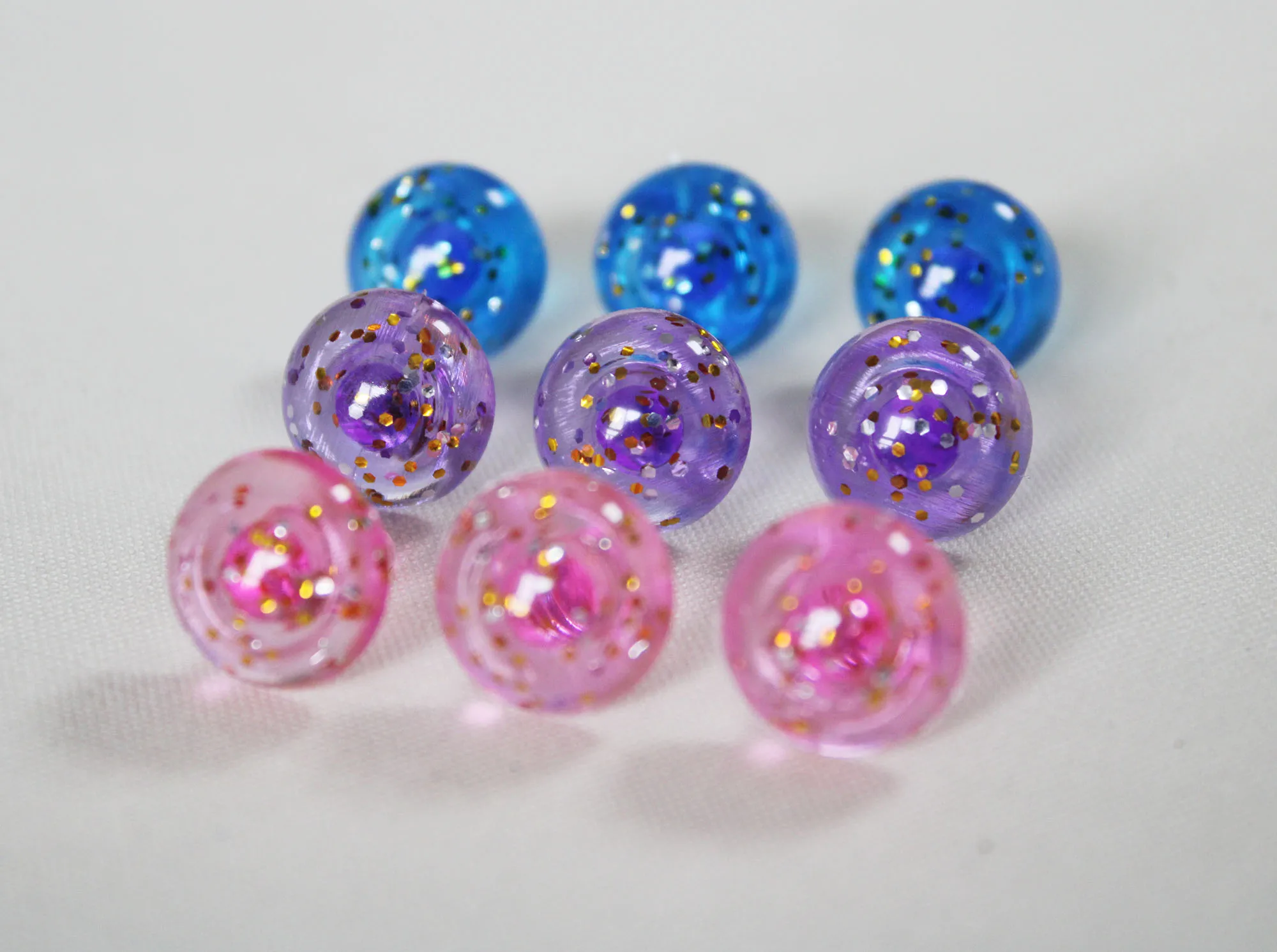 

200pcs new style 14mm glitter round eyes pink blue purple color safety toy eyes with washer for plush doll color option